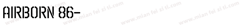 airborn 86字体转换